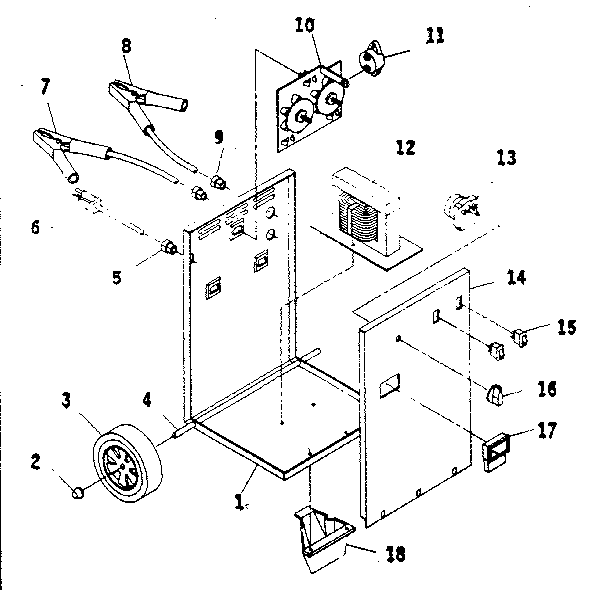 craftsman275 amp battery charger wiring diagram