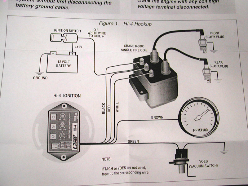 crane cam fireball hi-6 ignition wiring diagram lt1