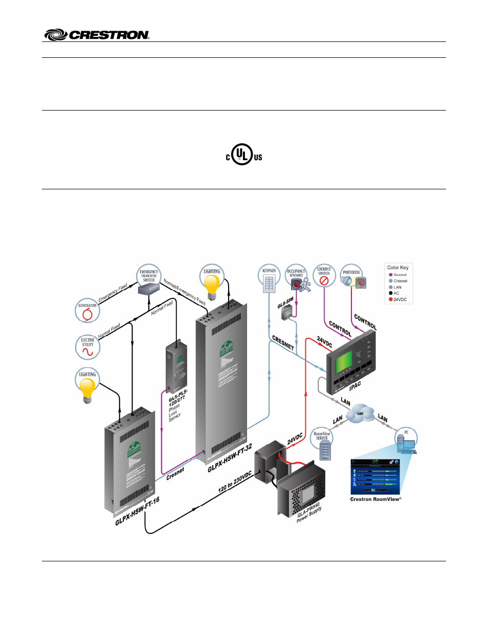 crestron wiring diagram