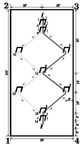 croquet layout diagram