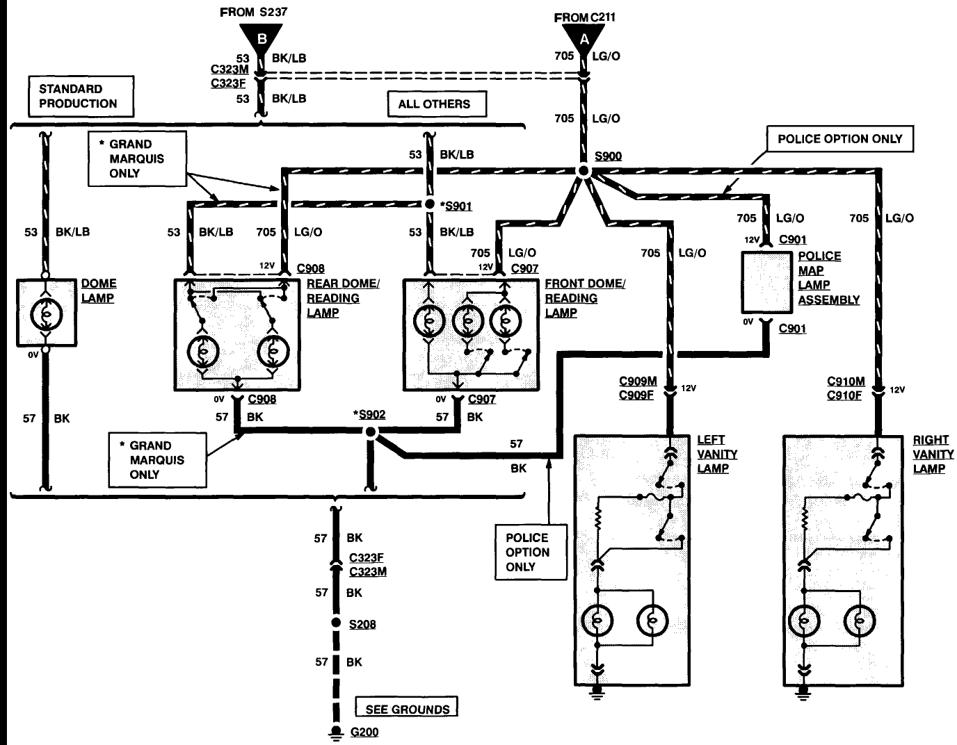 crown victoria lcm wiring diagram