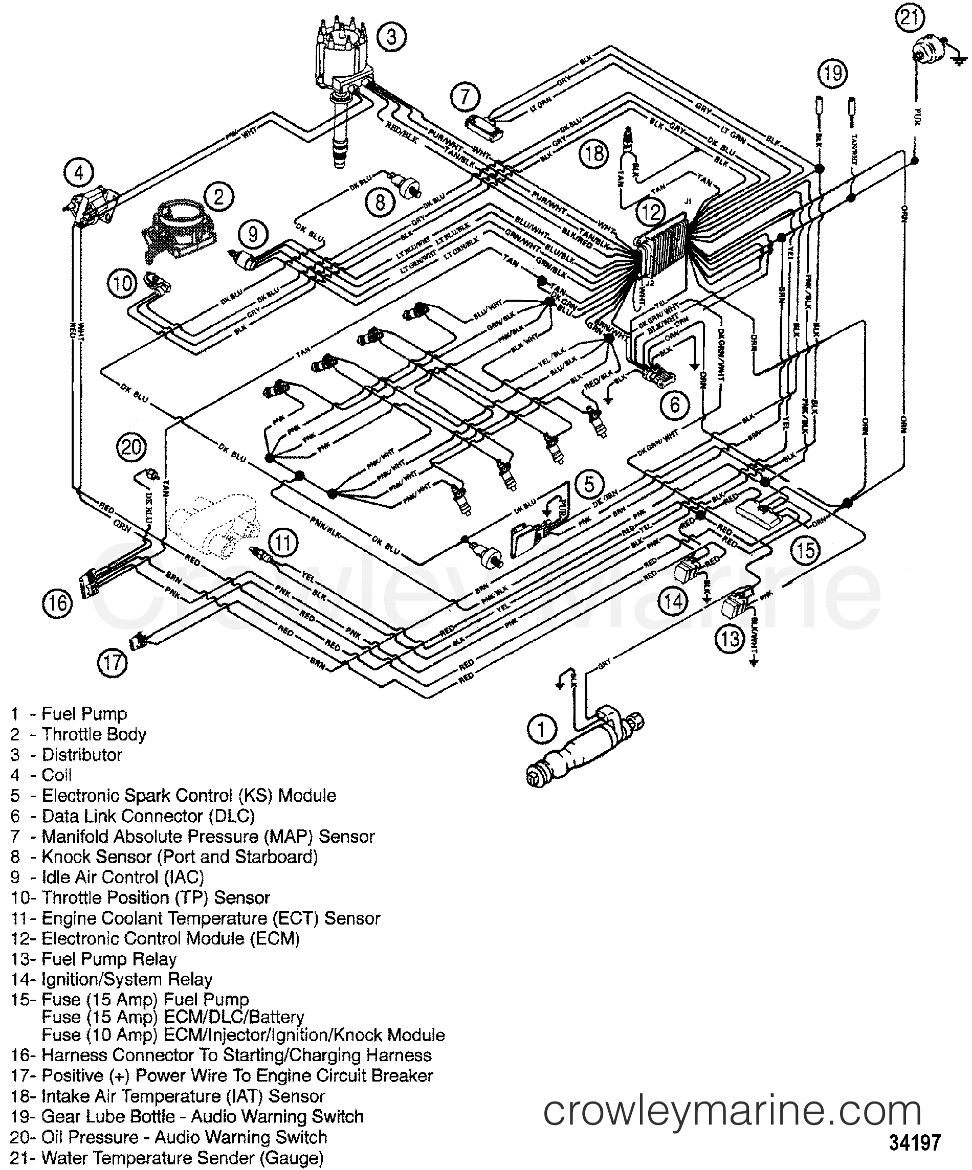 crownline 202 wiring diagram