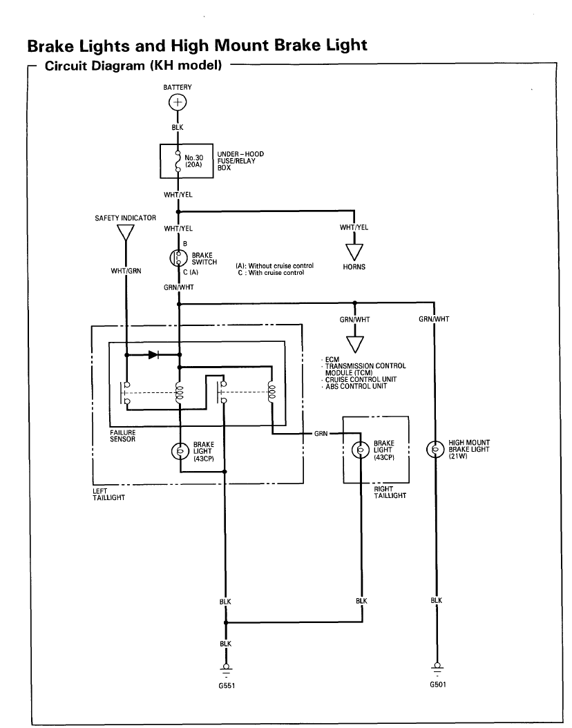 cruise control wiring diagram rsx