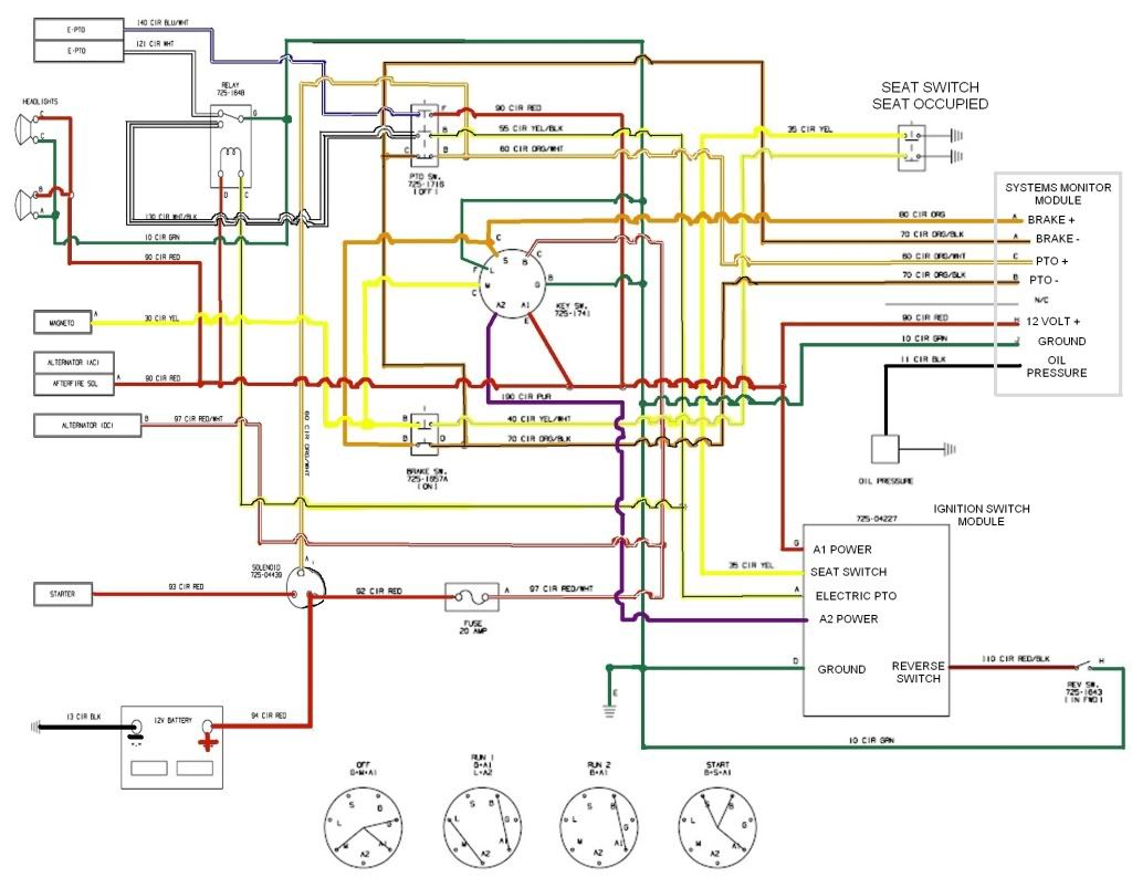 cub acdet xti 46 wiring diagram