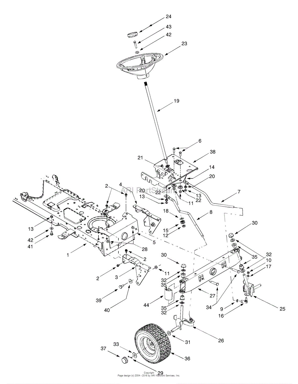 cub cadet 1040 wiring diagram