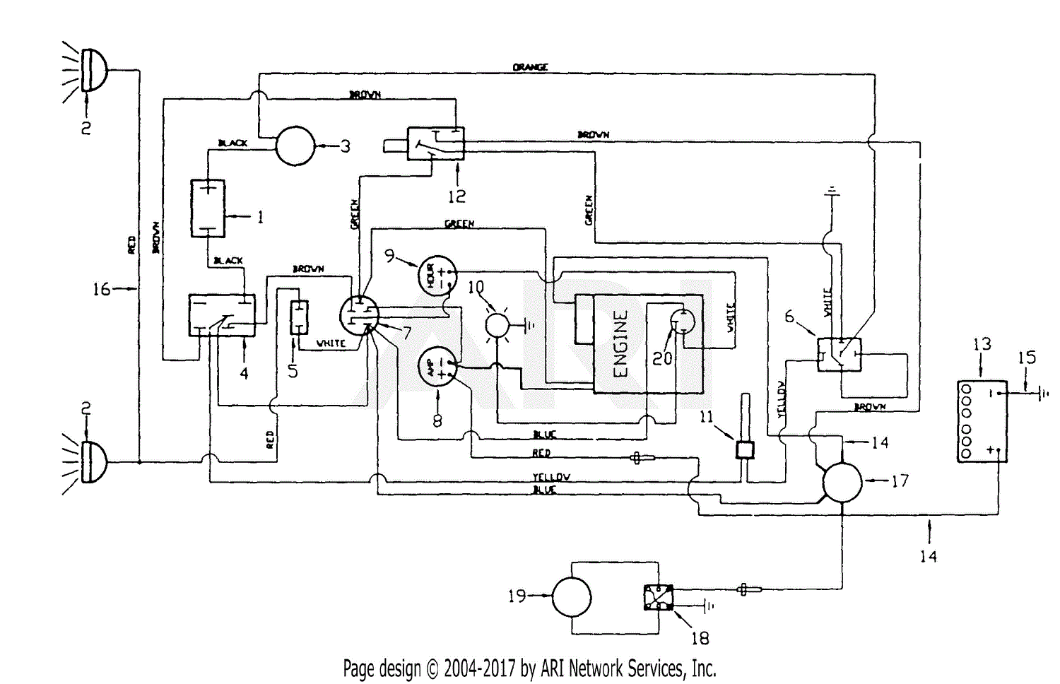 cub cadet 2146 wiring diagram