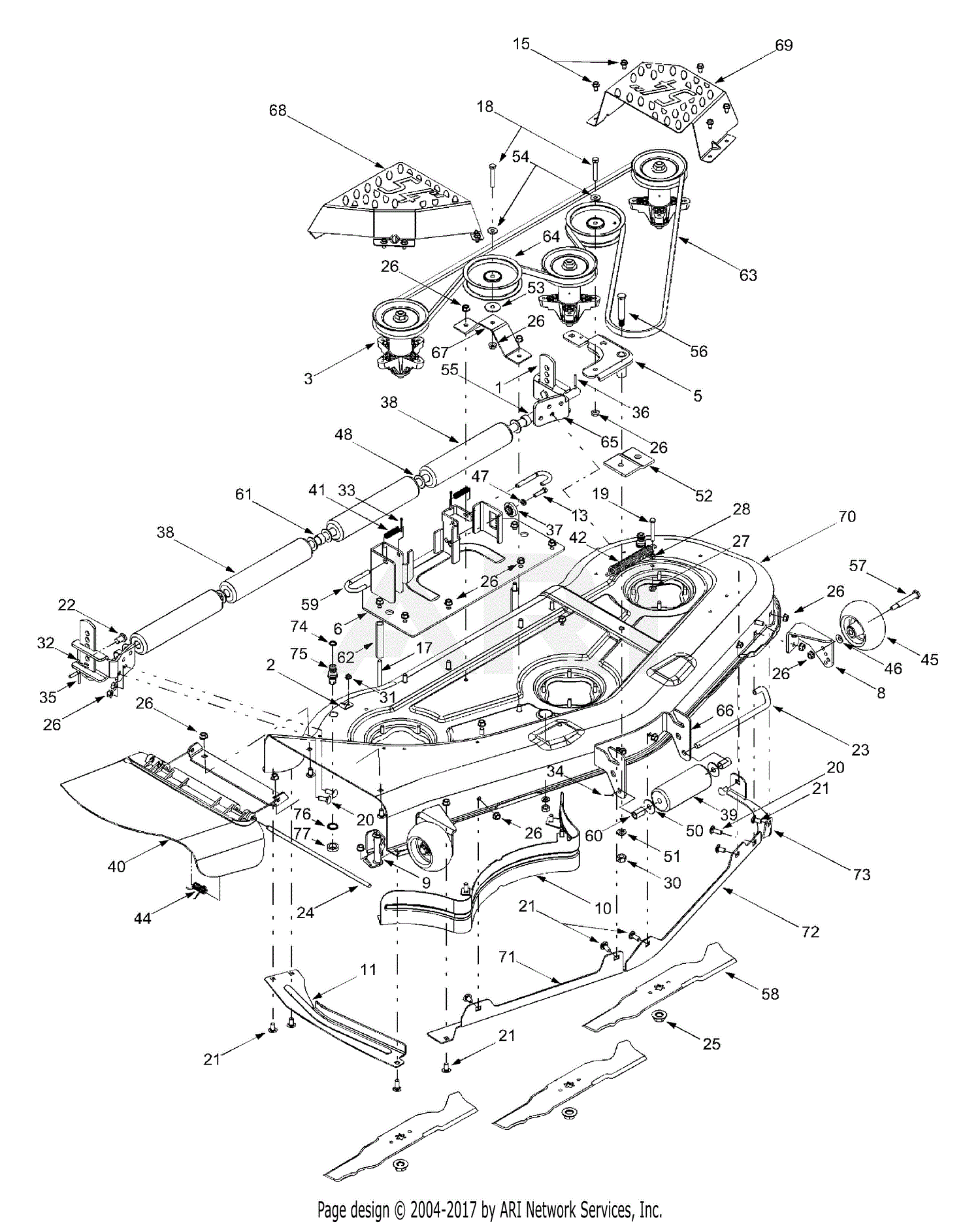 cub cadet gt2550 wiring diagram