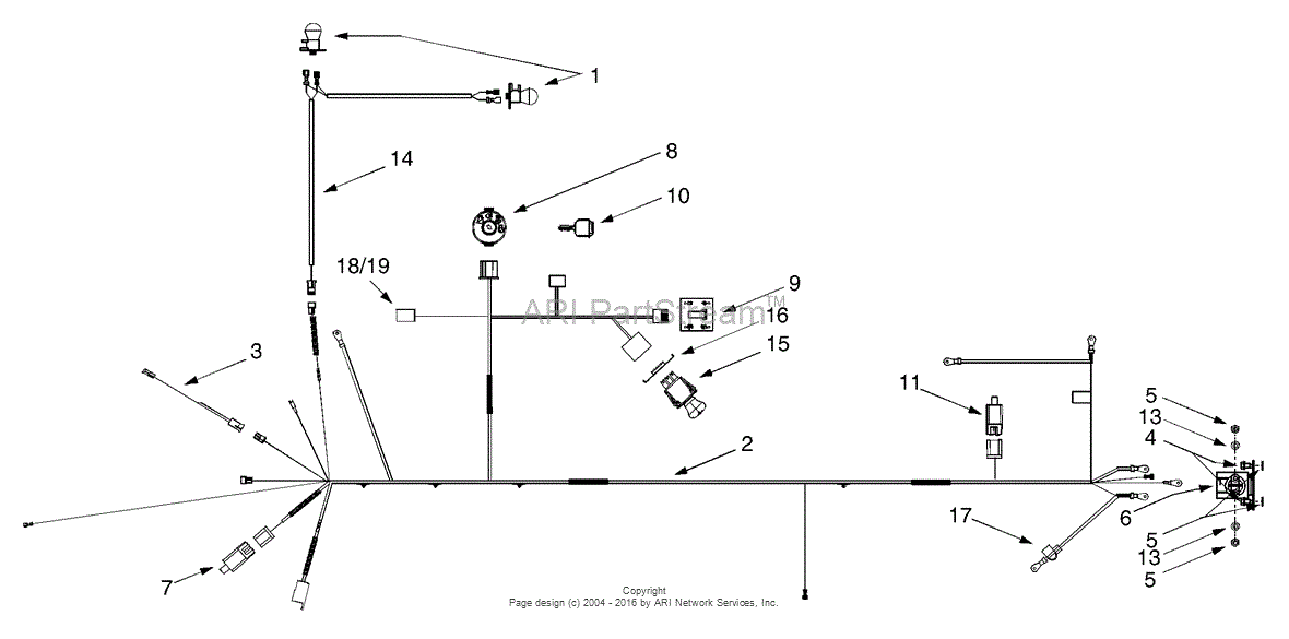 cub cadet gt2550 wiring diagram