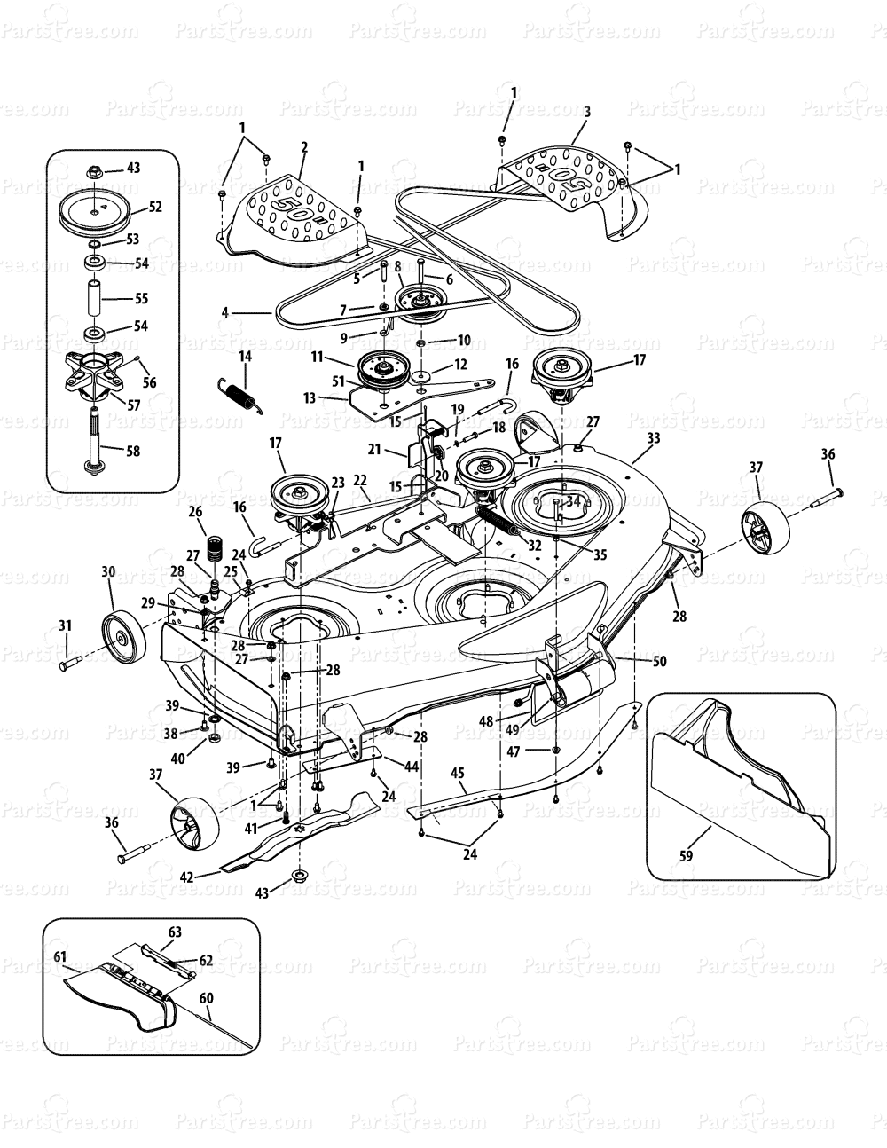 cub cadet i1046 drive belt diagram