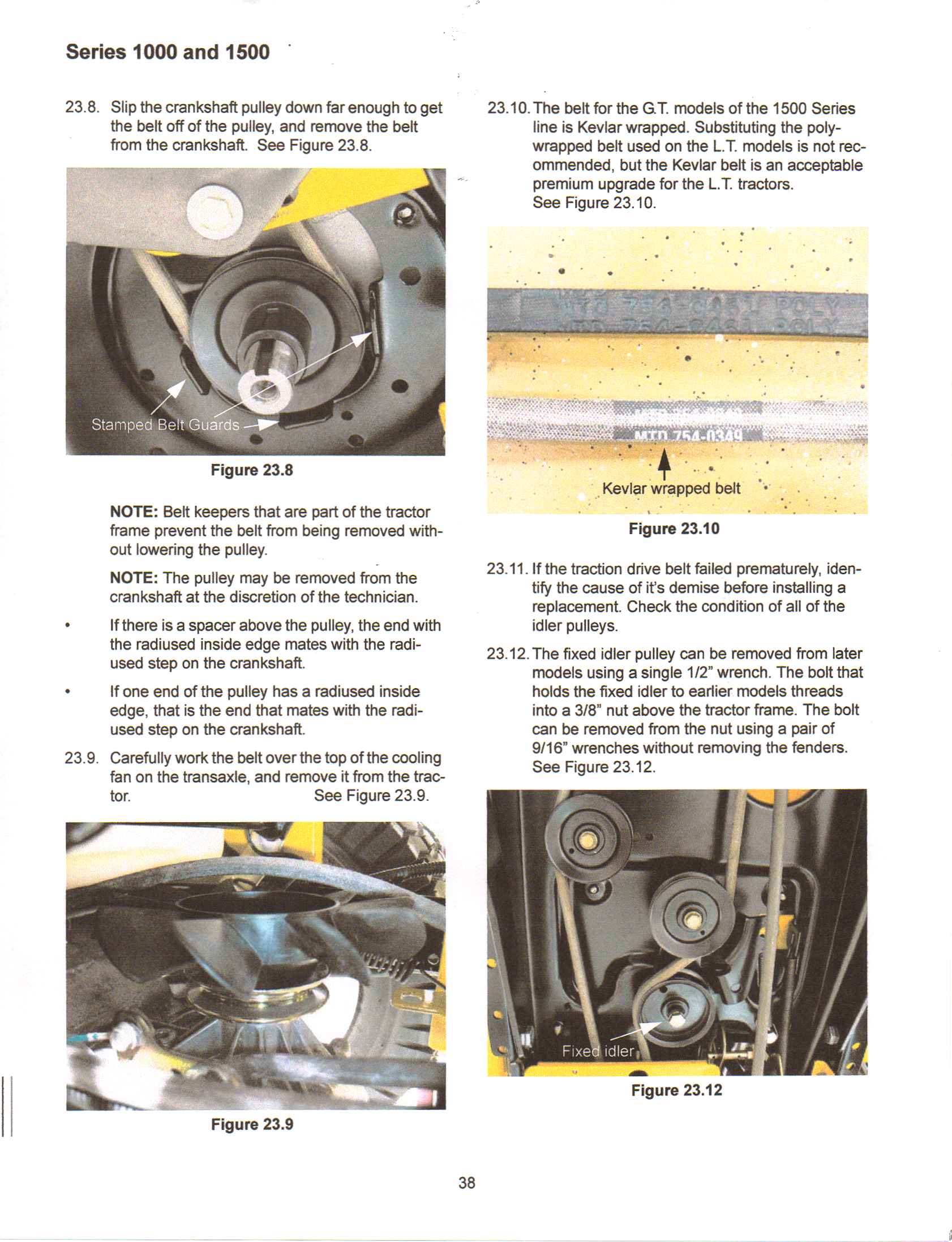 cub cadet lt1042 deck belt diagram