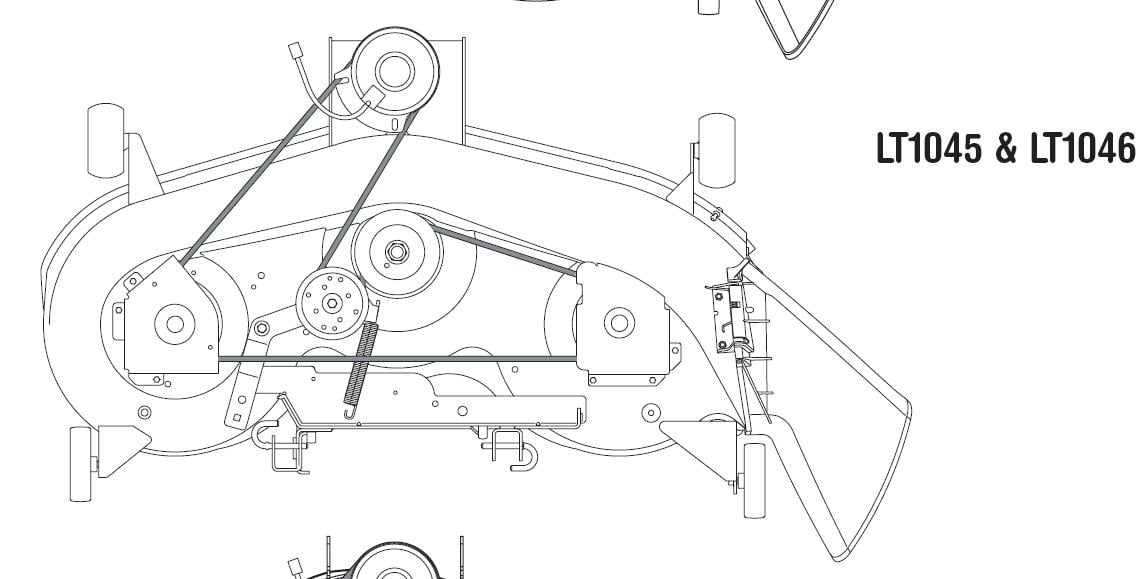 Cub cadet 46 shop inch deck belt