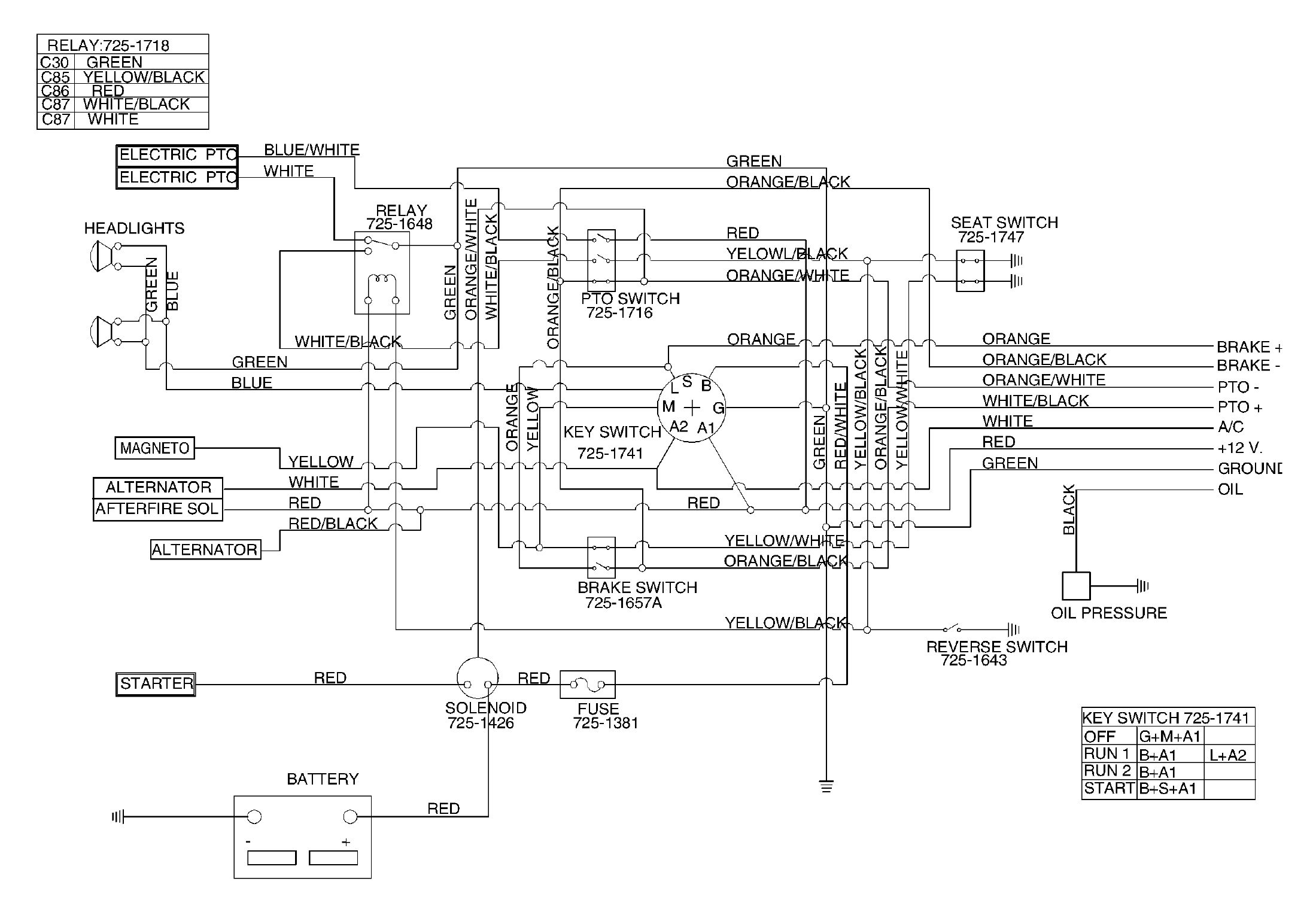 cub cadet lt1045 engine diagram