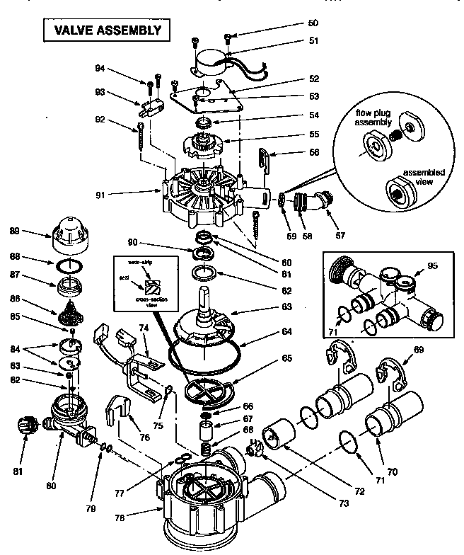 culligan water softener parts diagram