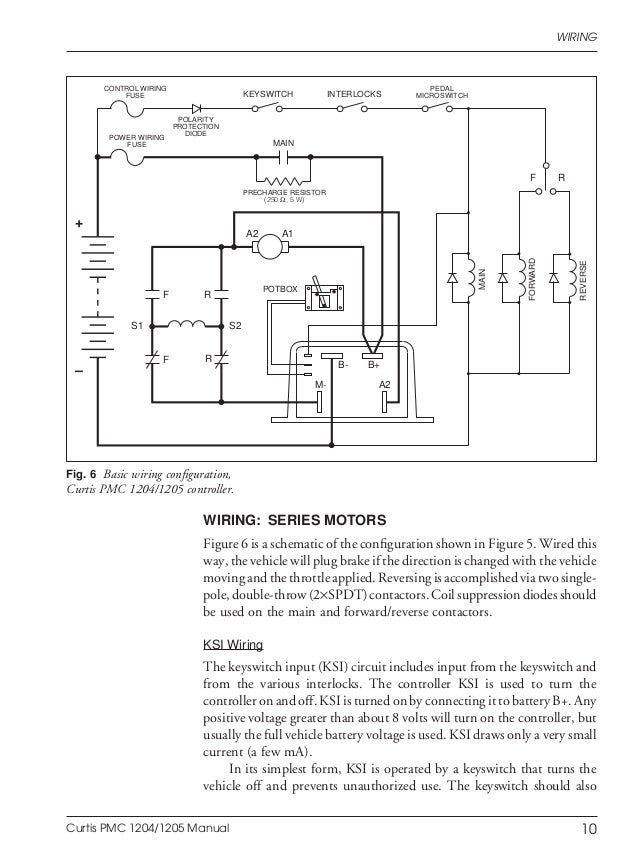 Curtis 1204 Controller Wiring Diagram