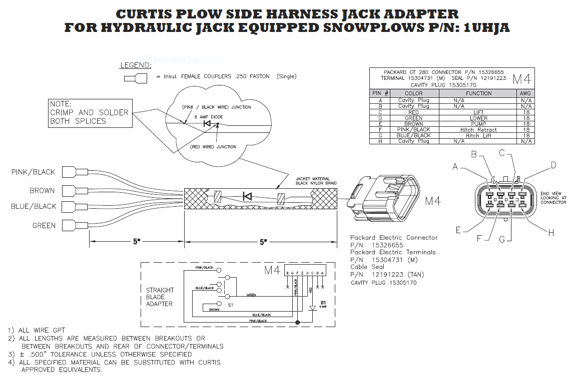 curtis plow wiring diagram