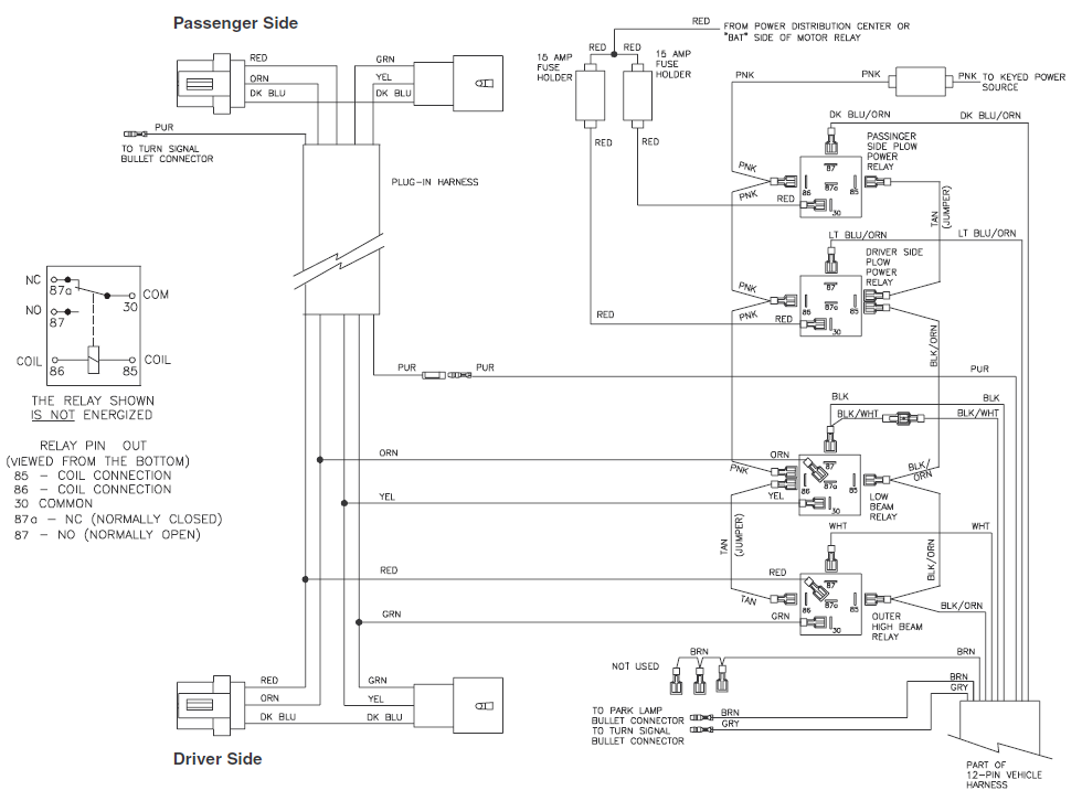 curtis snow plow wiring diagram