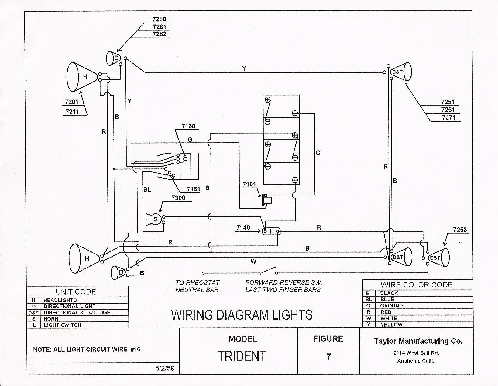 cushman golfster wiring diagram