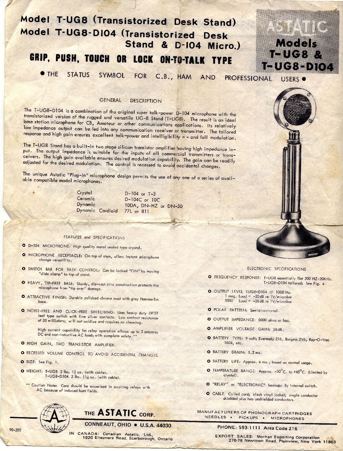 d104 microphone wiring