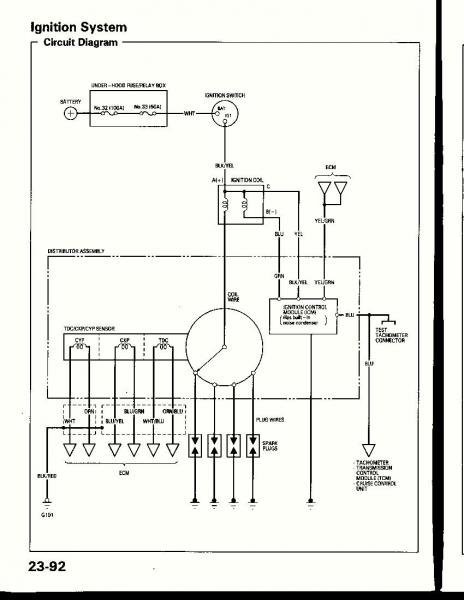 d16z6 distributor wiring diagram