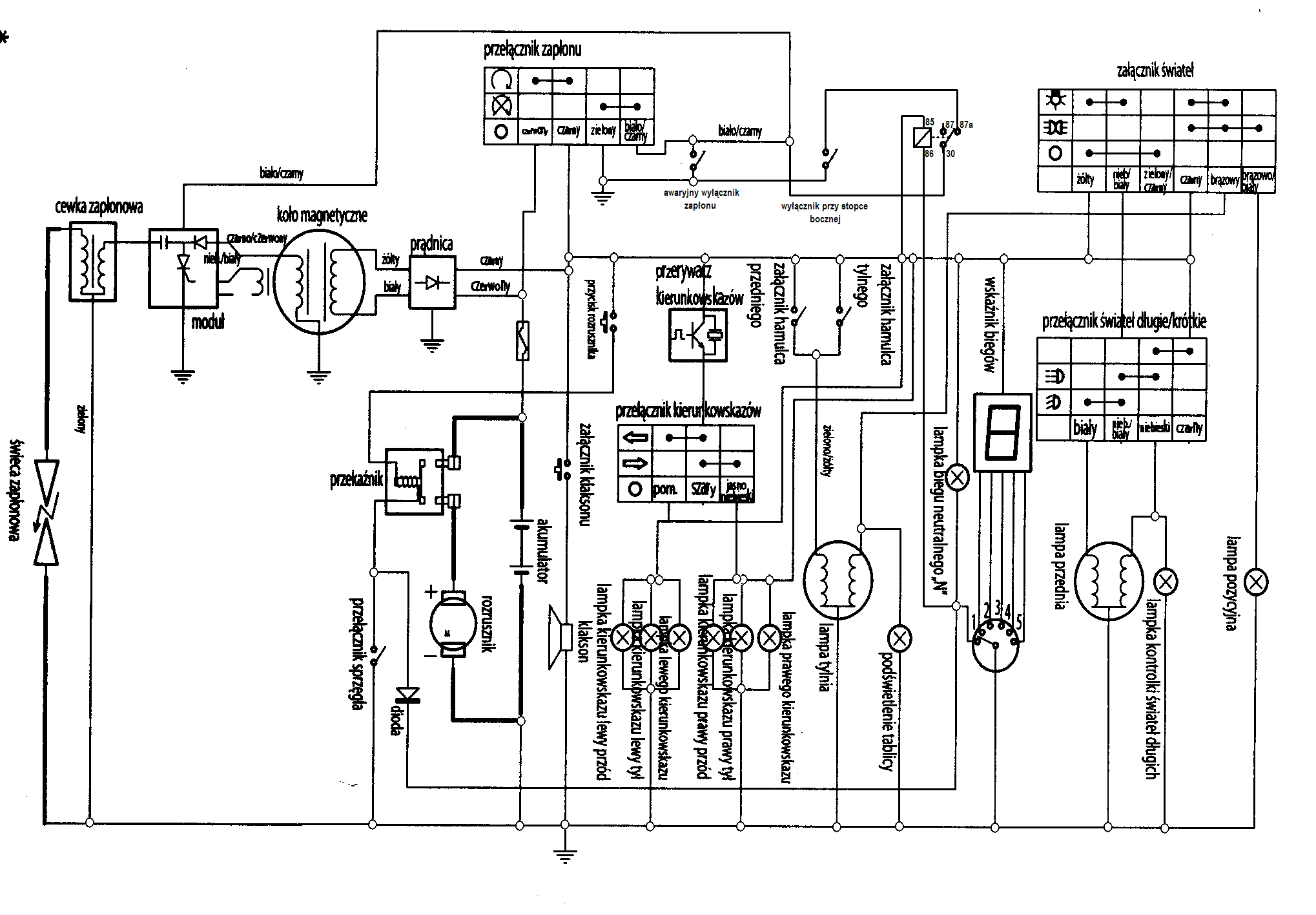 daelim roadwin 125 wiring diagram