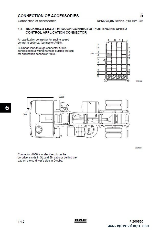 daf cf 75 wiring diagram