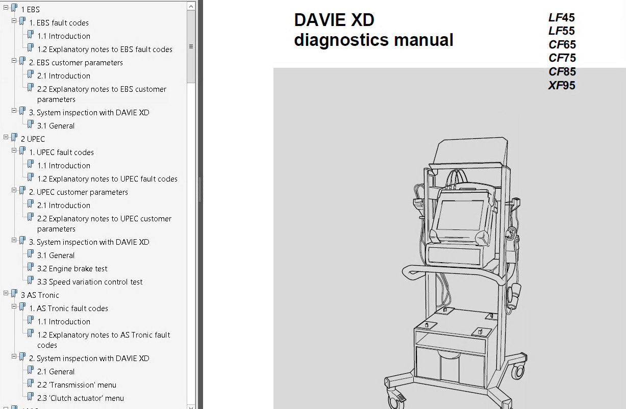 daf cf65 wiring diagram