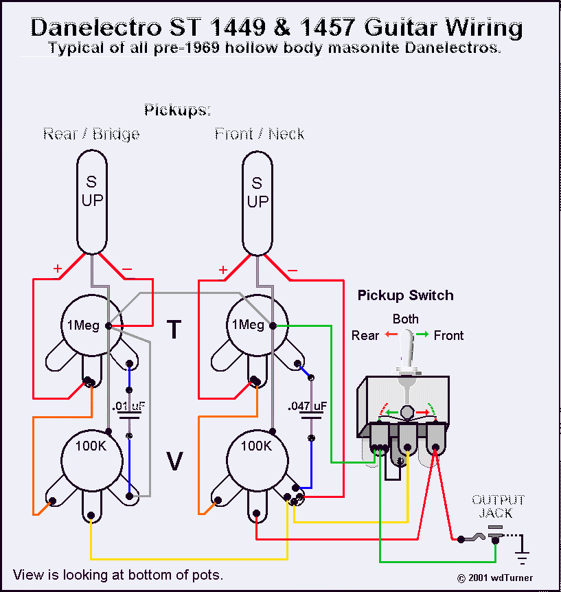 danelectro hodad wiring diagram