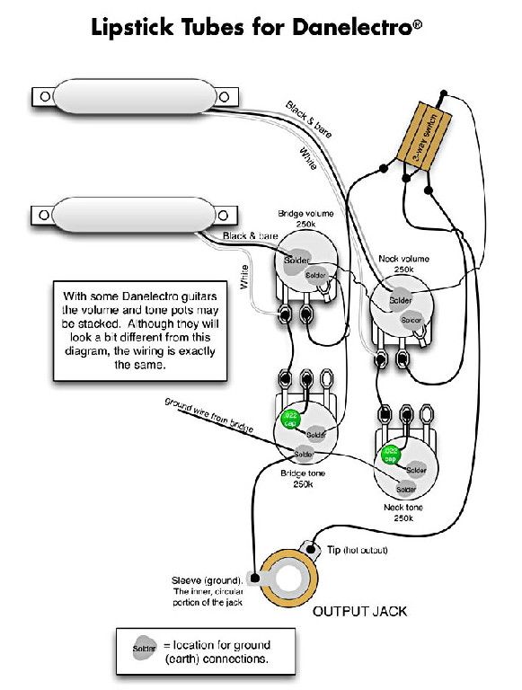 danelectro wiring diagram