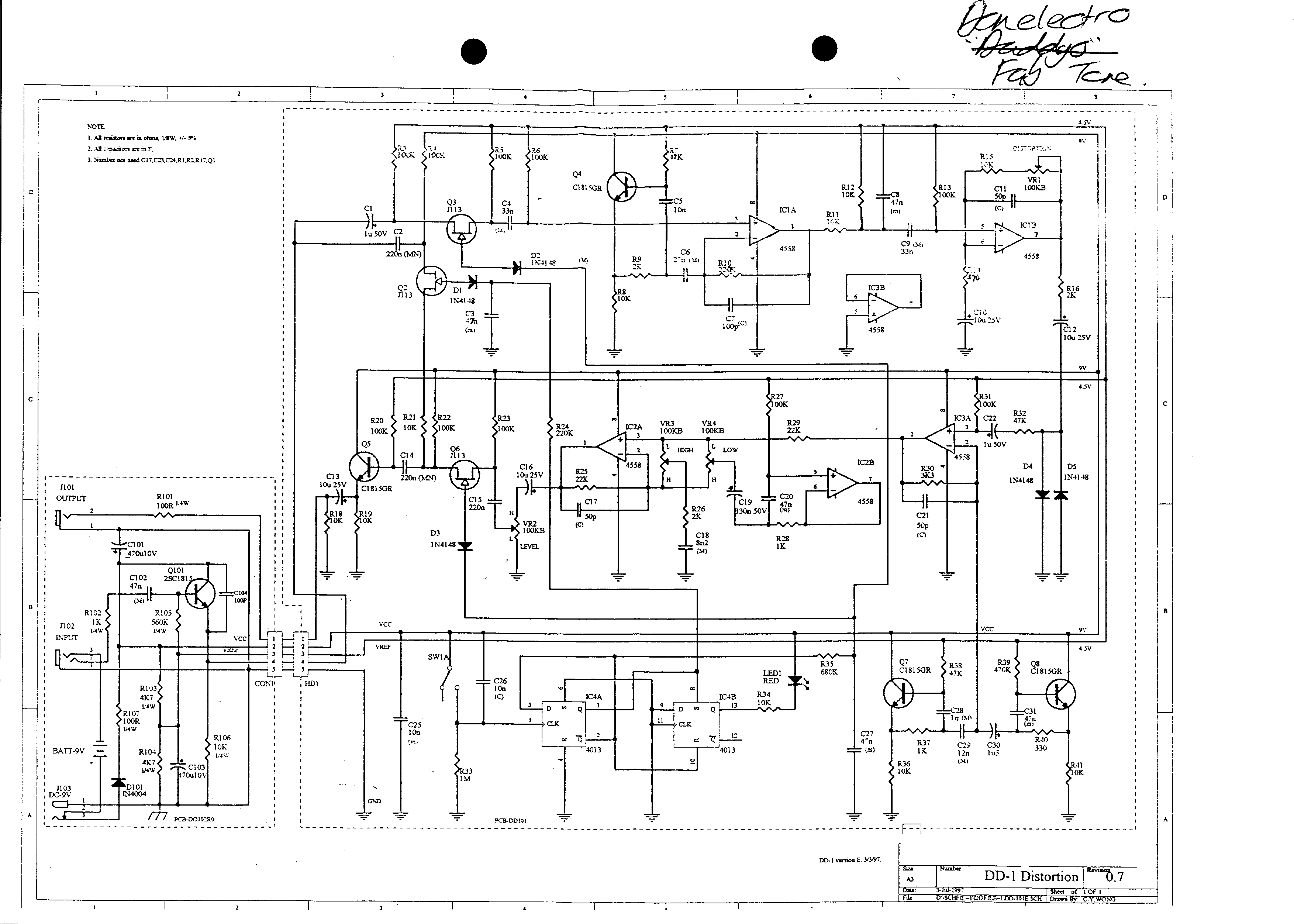 danelectro wiring diagram