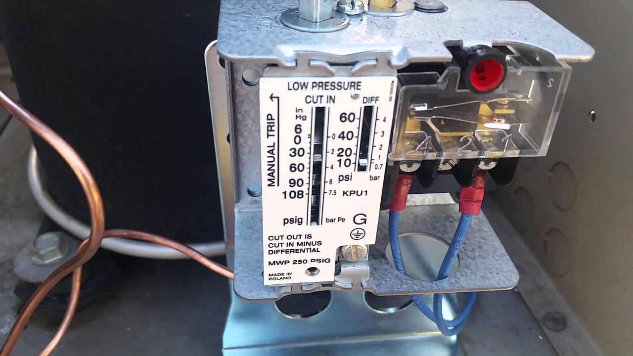 danfoss pressure switch wiring diagram