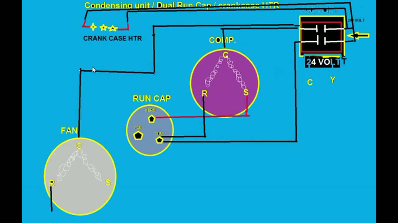 dar1204 thermostat wiring diagram with 2 condensers