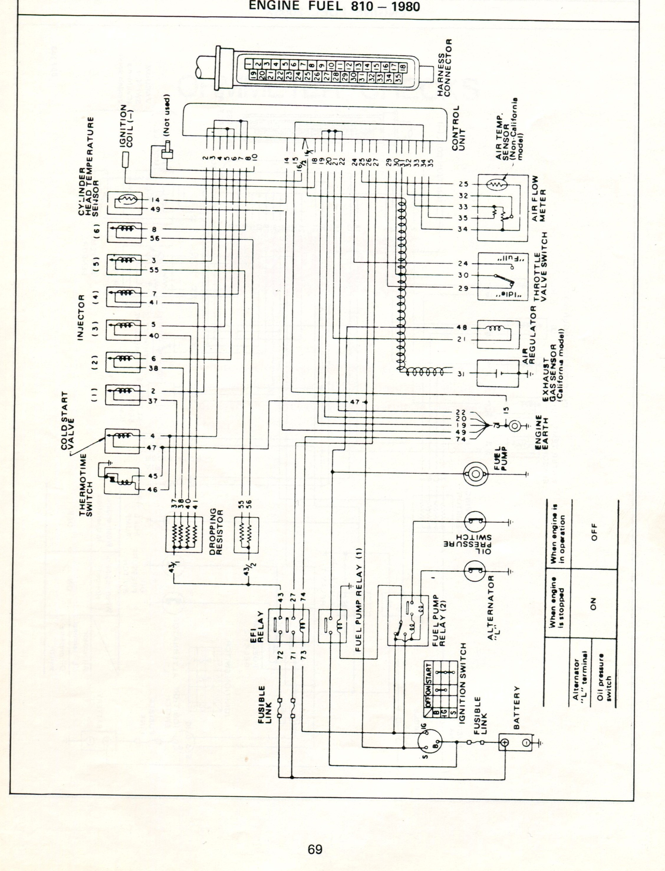 datsun 280z wiring diagram