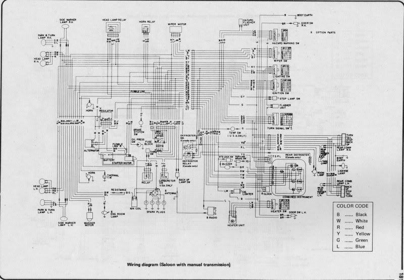 datsun 510 wiring diagram