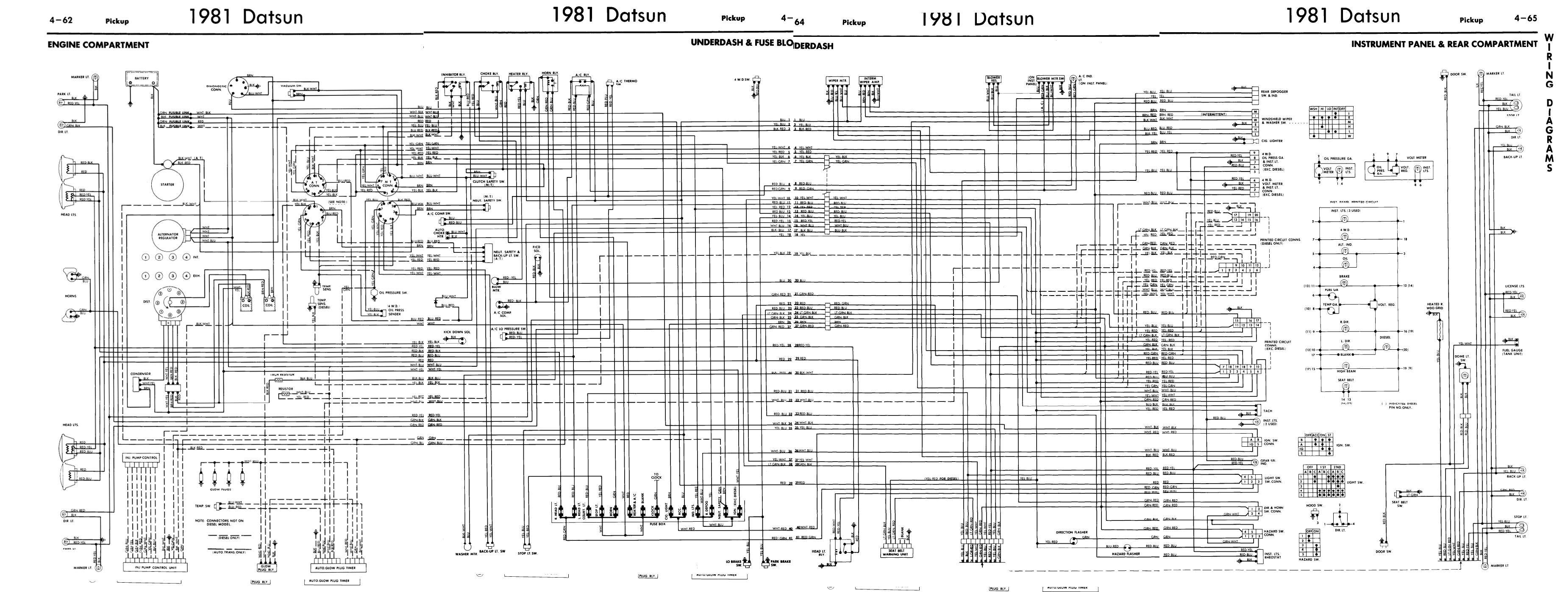 datsun 720 wiring diagram