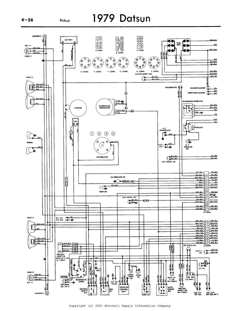 datsun 720 wiring diagram