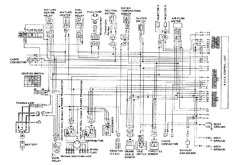 Datsun 720 Wiring Diagram