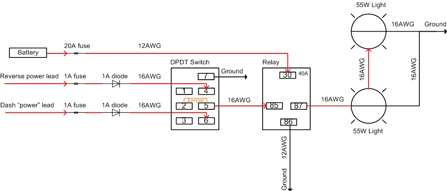 daystar light switch wiring diagram