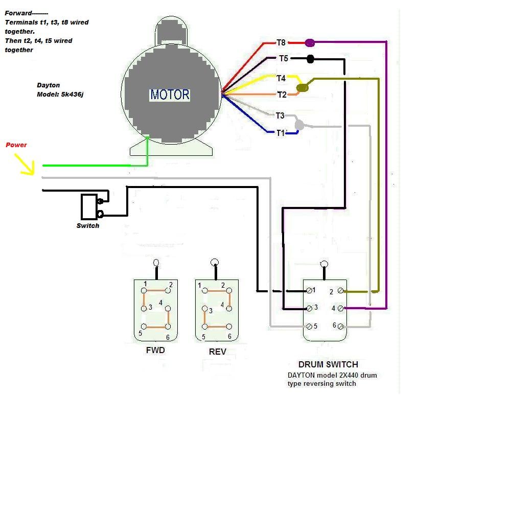 dayton 3e438a wiring diagram