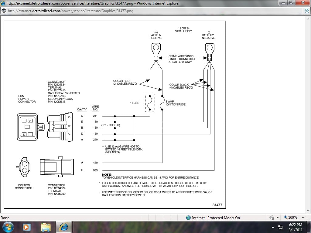 ddec 2 ecm wiring diagram