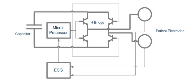 defibrillator circuit diagram