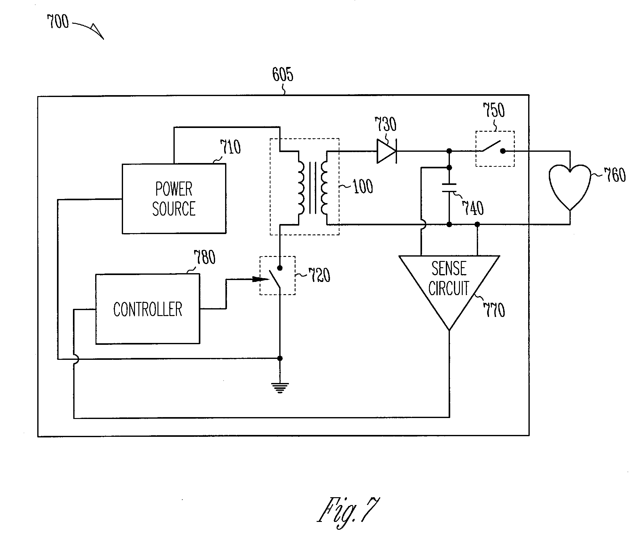 defibrillator circuit diagram