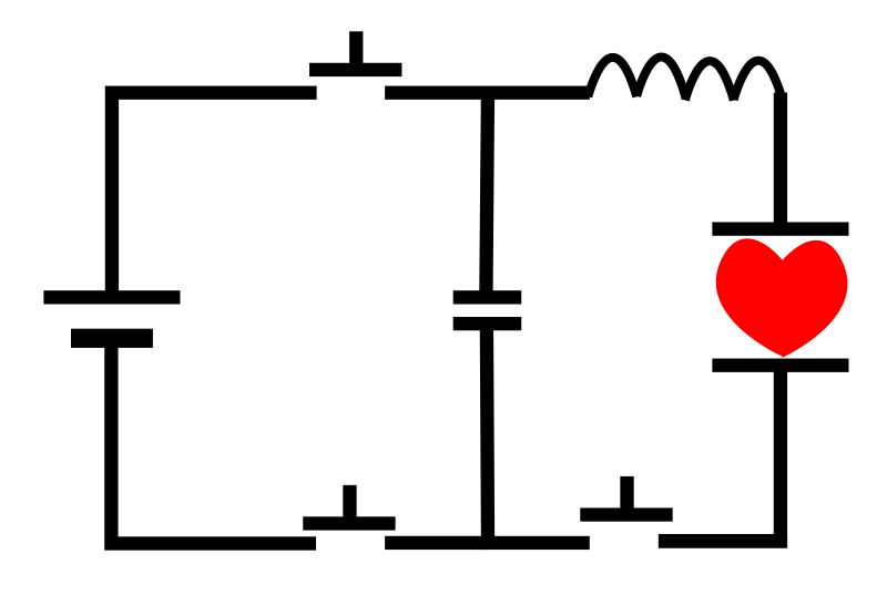 defibrillator circuit diagram