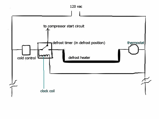 defrost termination fan delay switch wiring diagram