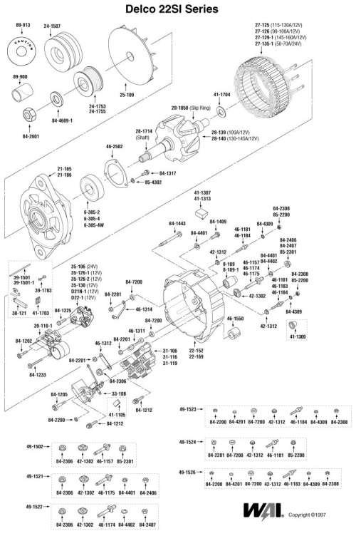 delco remy 22si wiring diagram