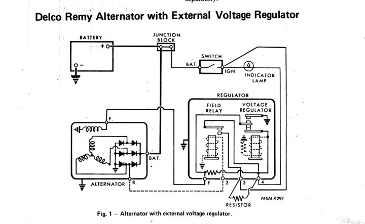 delco remy 8700018 alternator wiring diagram