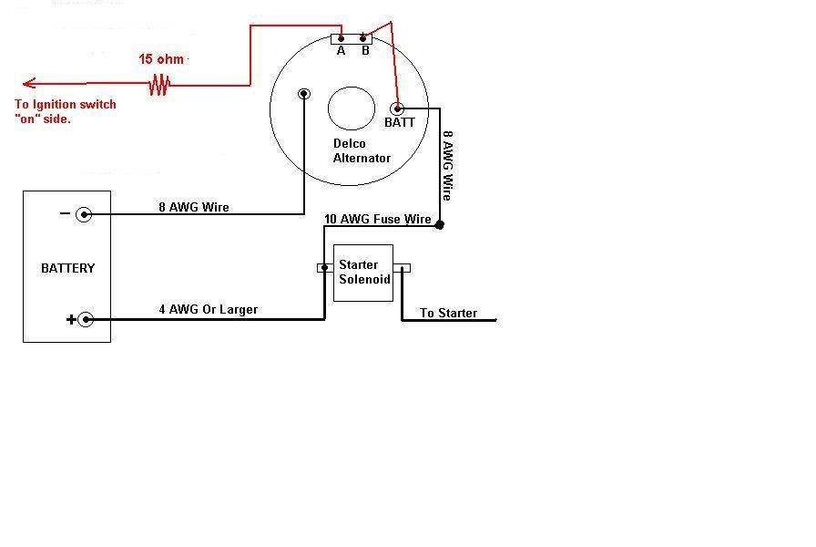 delco remy 8700018 alternator wiring diagram