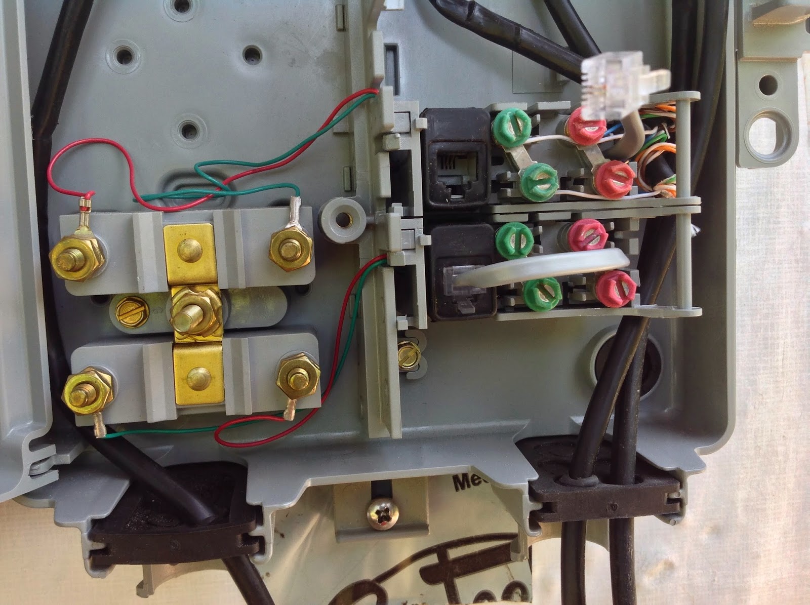 demarc box wiring diagram