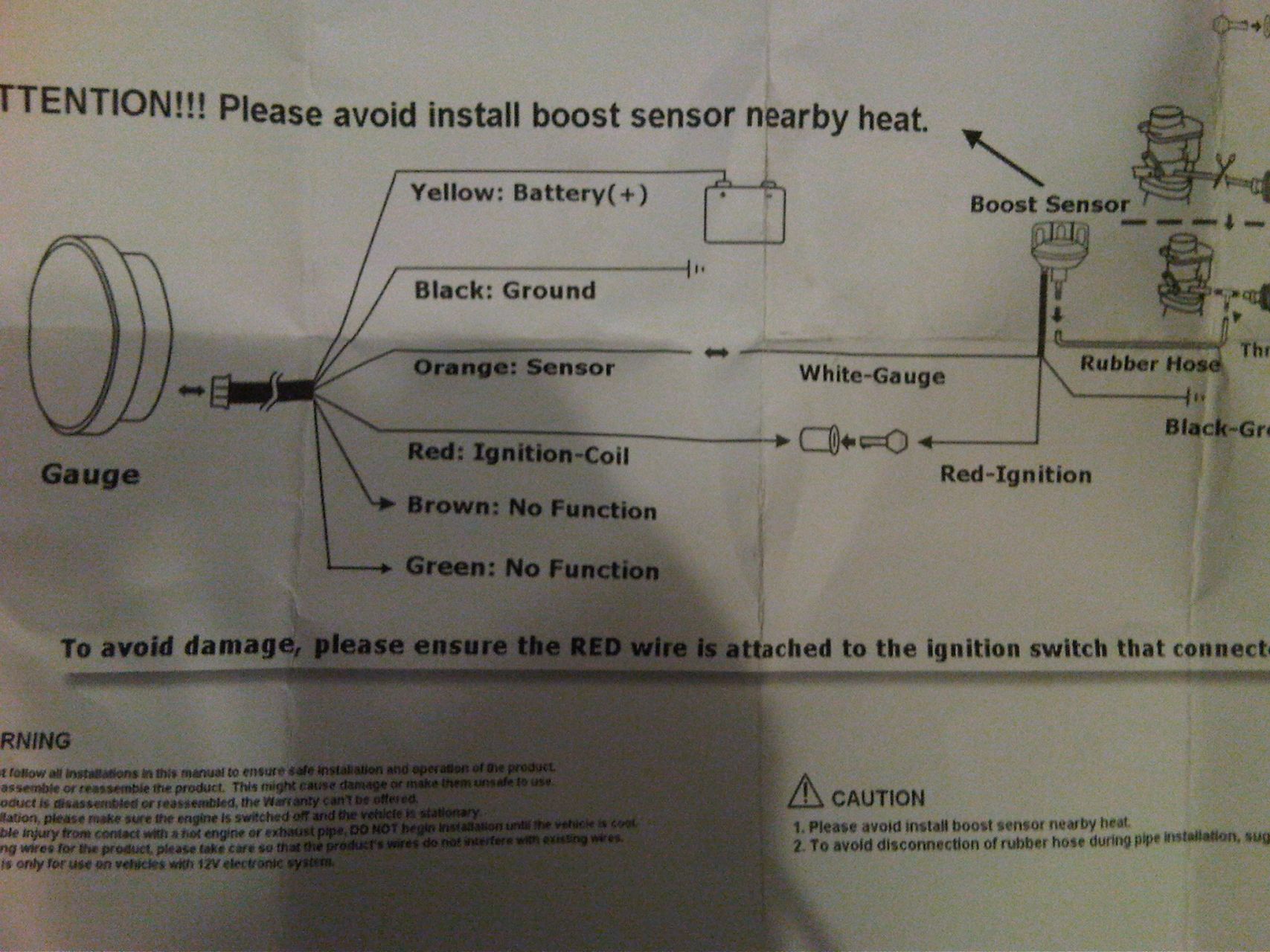 Depo Boost Gauge Wiring Diagram