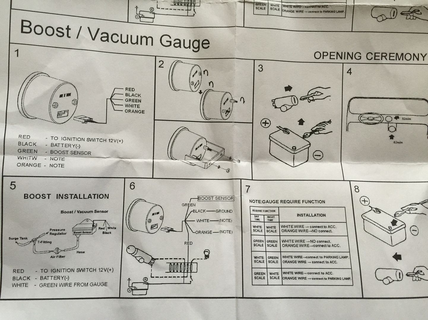 depo boost gauge wiring diagram