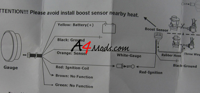 depo boost gauge wiring diagram